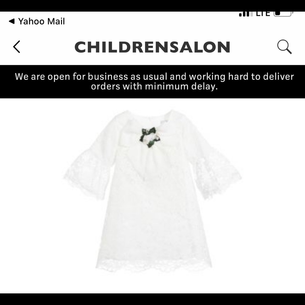 flower girl dress or first communion.